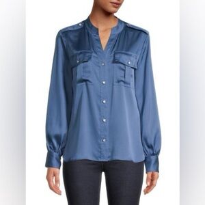 NEW French cuff button down blouse